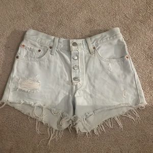Levi Strauss & Co. Jean shorts light blue size small